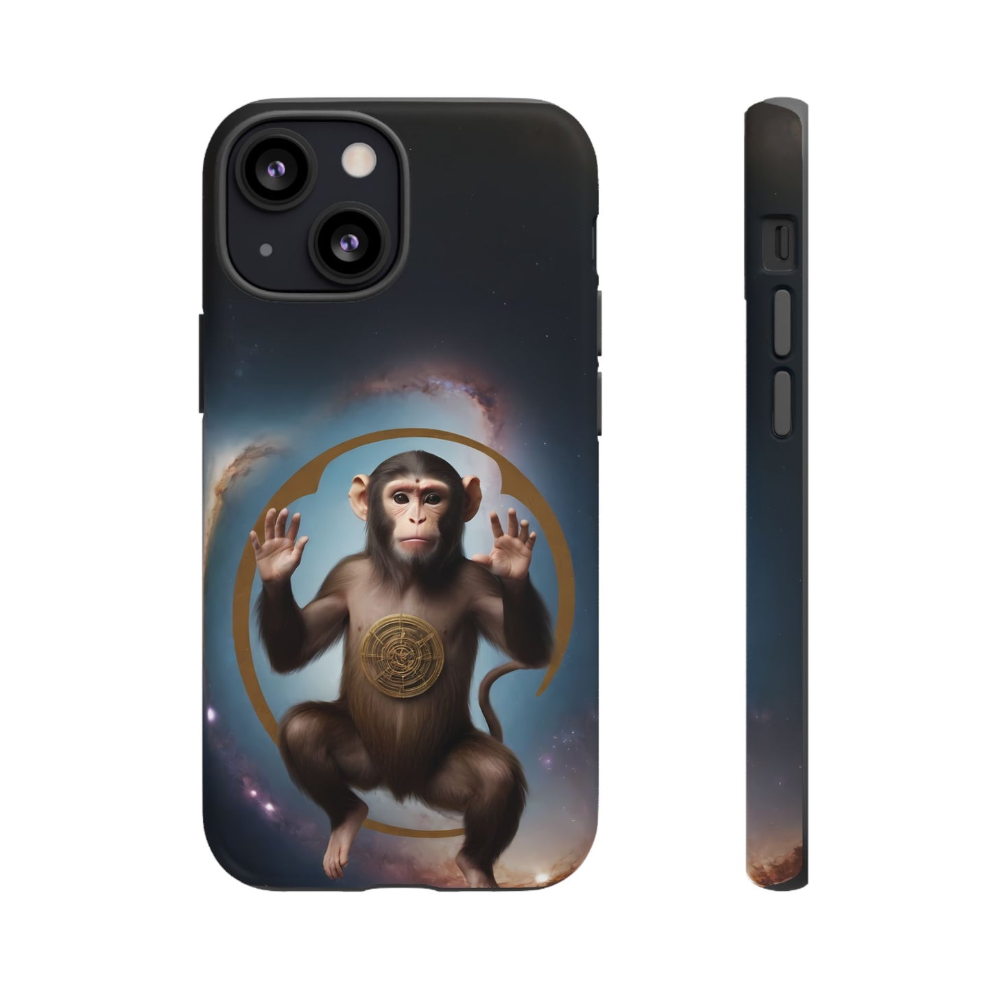 Chinese Zodiac Monkey Phone Case for iPhone 8–16 Pro Max, iPhone 8 Plus–13 Mini, iPhone XS–XS Max, iPhone 11–14 Pro Max - Designed by Thalia