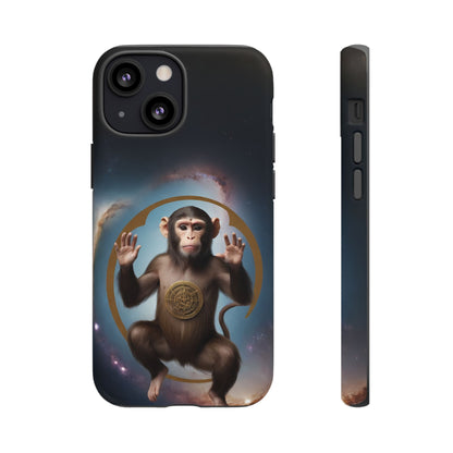 Chinese Zodiac Monkey Phone Case for iPhone 8–16 Pro Max, iPhone 8 Plus–13 Mini, iPhone XS–XS Max, iPhone 11–14 Pro Max - Designed by Thalia