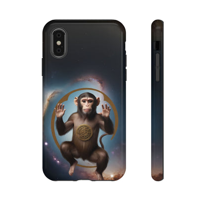 Chinese Zodiac Monkey Phone Case for iPhone 8–16 Pro Max, iPhone 8 Plus–13 Mini, iPhone XS–XS Max, iPhone 11–14 Pro Max - Designed by Thalia