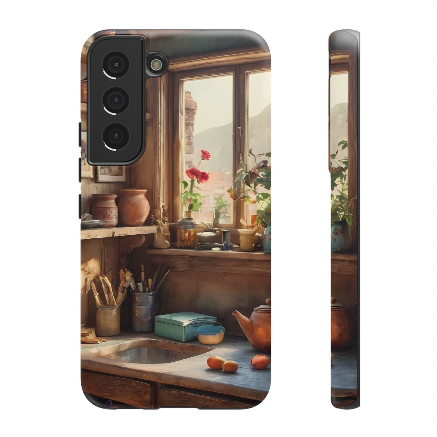 Vintage Vignettes Phone Case for iPhone 8–16 Pro Max, Pixel 5–8 Pro, Galaxy S10–S24 Ultra - Designed by Thalia