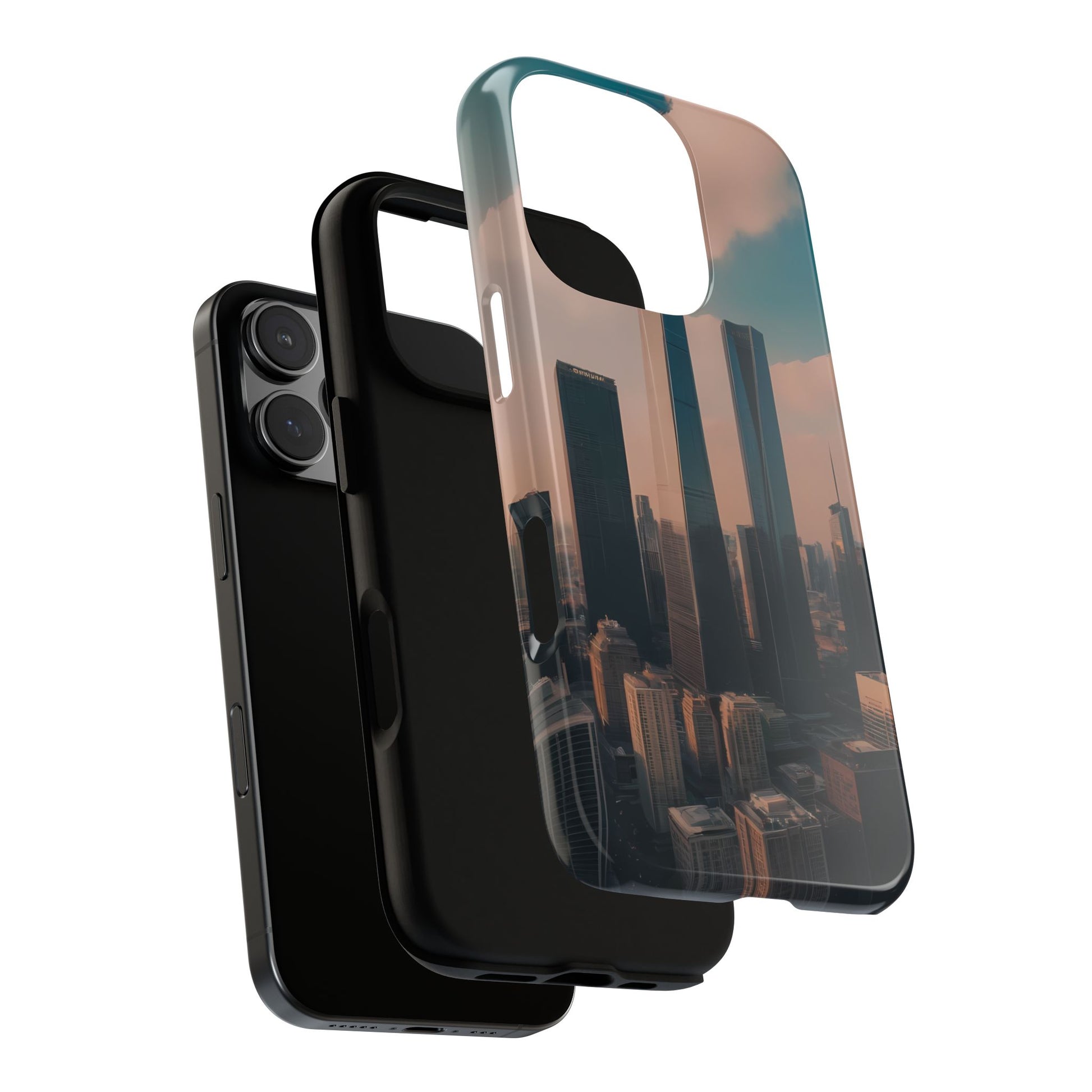 City Skylines Phone Case for iPhone 8–16 Pro Max, iPhone 8 Plus–13 Mini, iPhone XS–XS Max, iPhone 11–14 Pro Max - Designed by Thalia