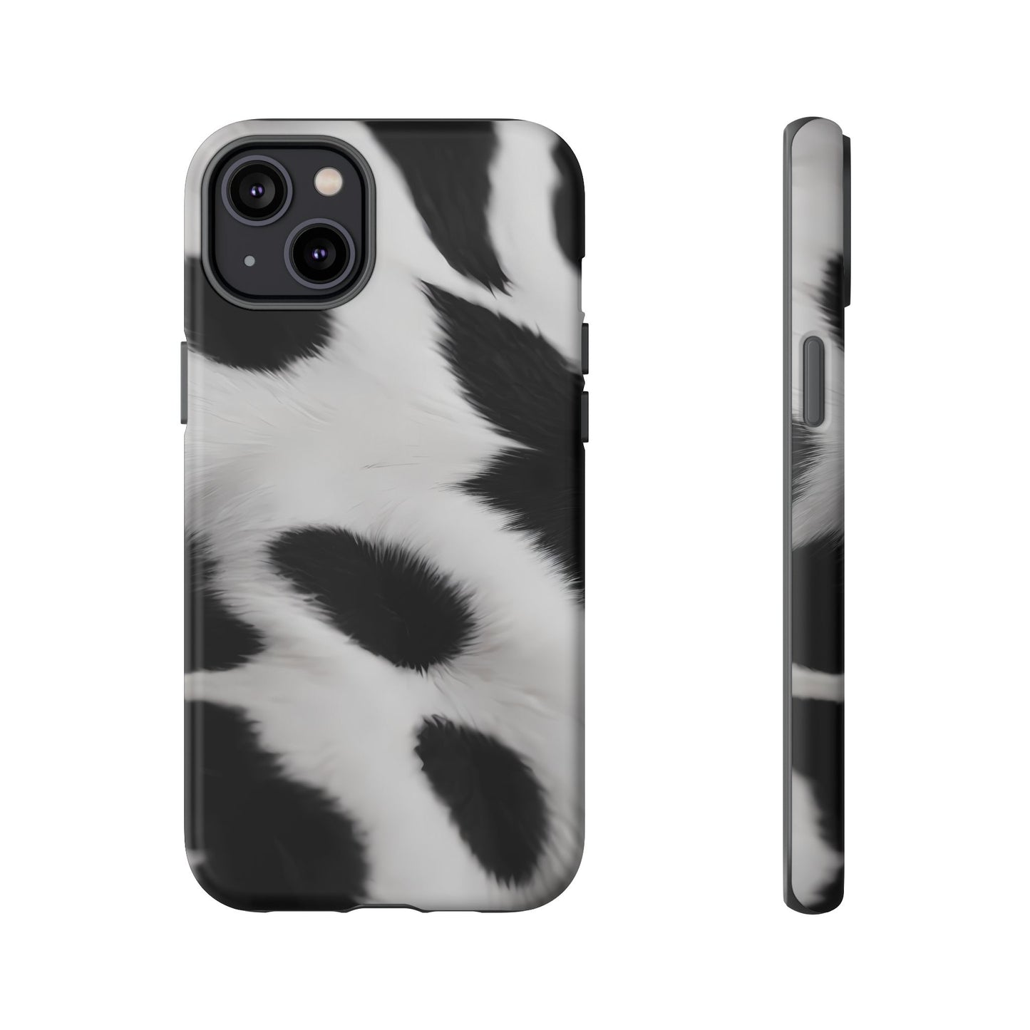 Chic Bovine Elegance Phone Case for iPhone 8–16 Pro Max, Pixel 5–8 Pro, Galaxy S10–S24 Ultra - Designed by Thalia