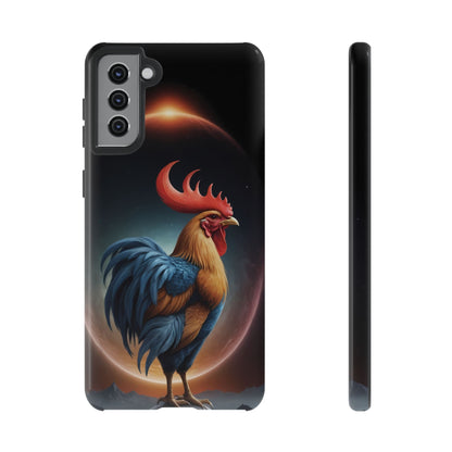 Chinese Zodiac Rooster Custom Phone Case for iPhone 8–16 Pro Max, Pixel 5–8 Pro, Galaxy S10–S24 Ultra - Designed by Thalia