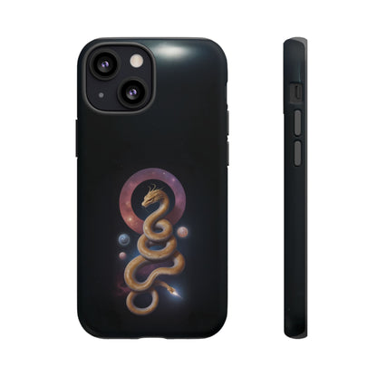 Chinese Zodiac Snake Custom Phone Case for iPhone 8–16 Pro Max, Pixel 5–8 Pro, Galaxy S10–S24 Ultra - Designed by Thalia