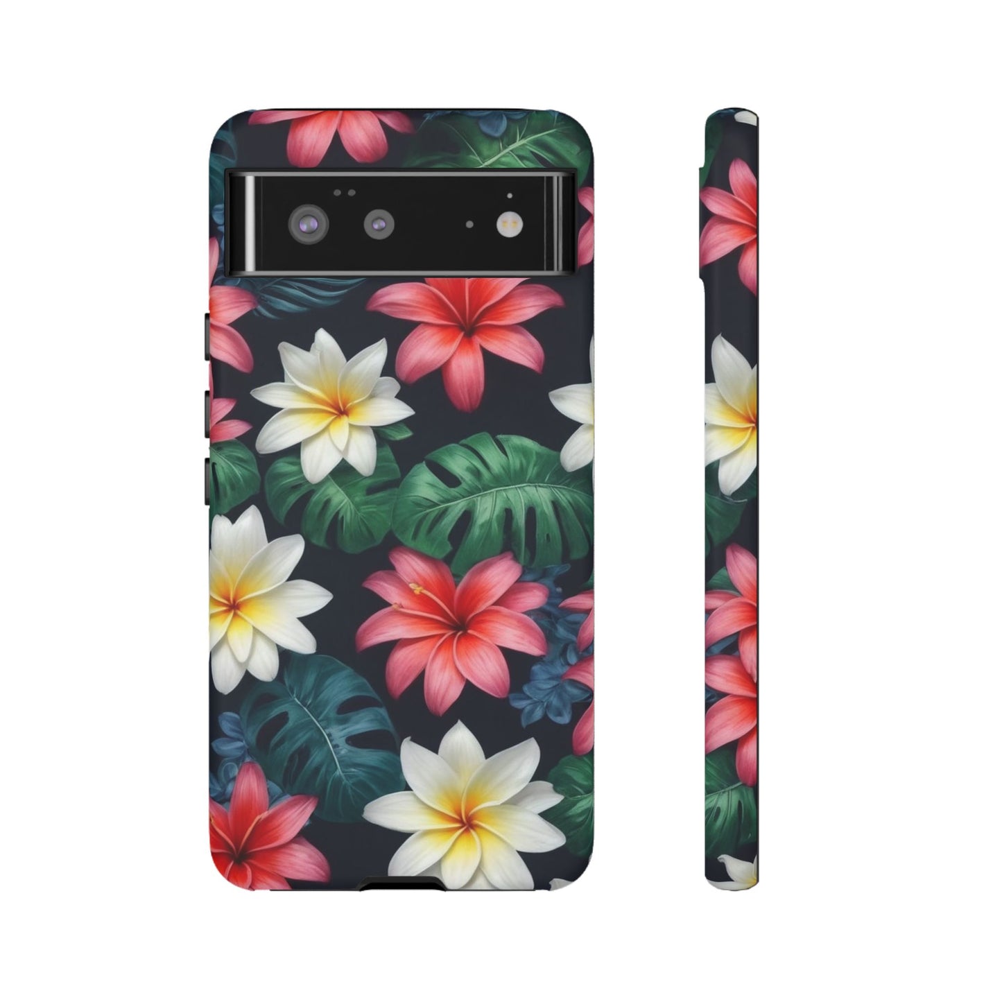 Hawaiian Flowers Phone Case for Google Pixel 8 Pro, Pixel 8, Pixel 7, Pixel 6 Pro, Pixel 6, Pixel 5 5G - Designed by Thalia