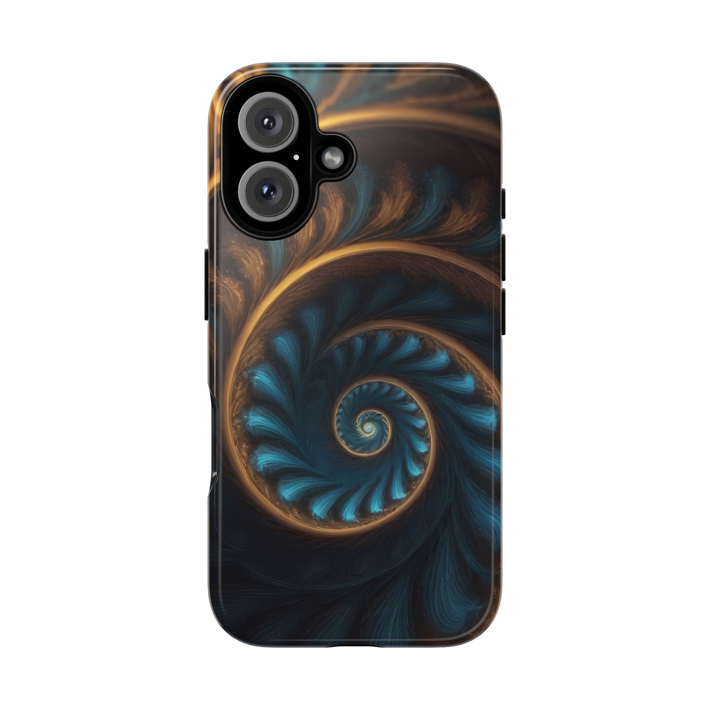 3D Fractal Custom Phone Case for iPhone 8–16 Pro Max, iPhone 8 Plus–13 Mini, XS, XR, X, 11–14 Pro Max - Designed by Thalia