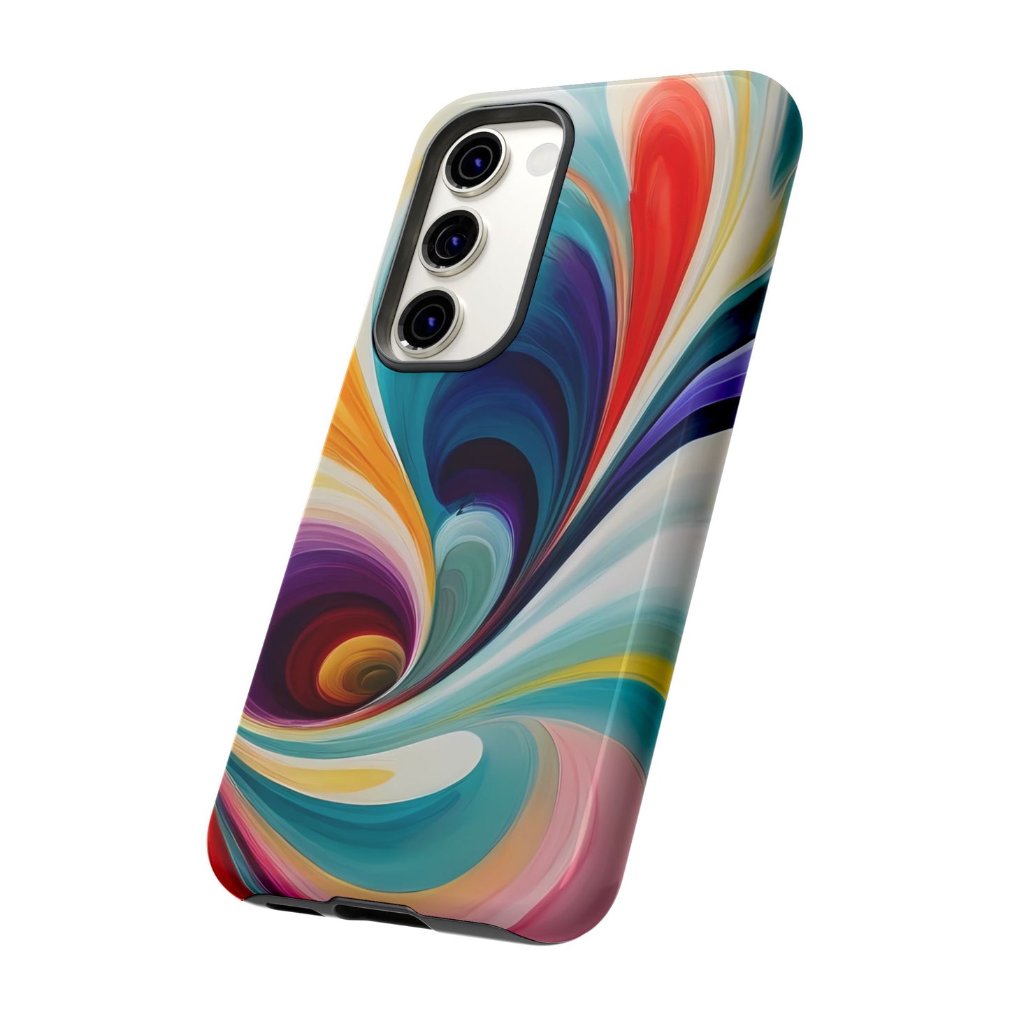 Abstract Elegance Phone Case for iPhone 8–16 Pro Max, Pixel 5–8 Pro, Galaxy S10–S24 Ultra - Designed by Thalia