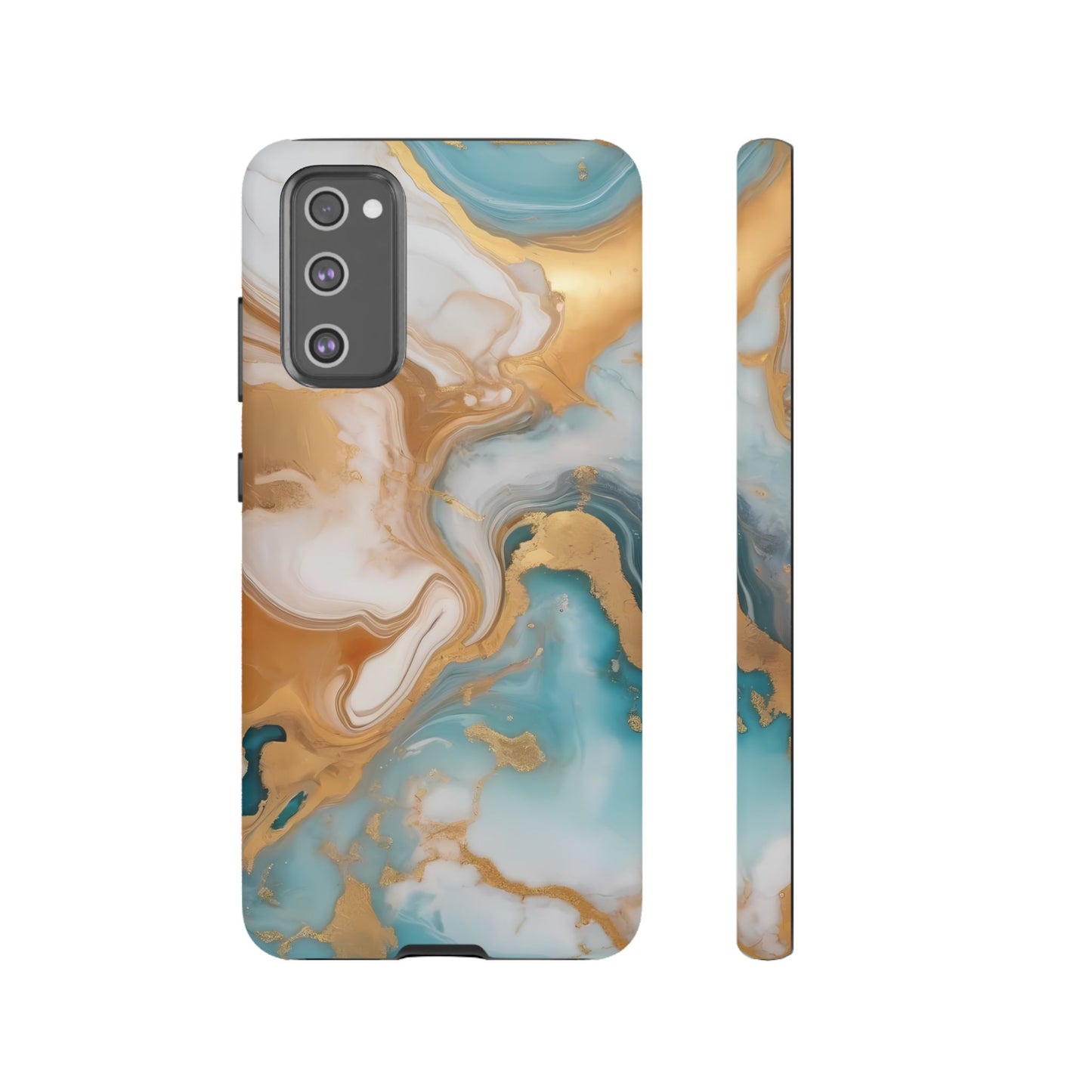 Marble Hues Custom Phone Case for Samsung Galaxy S10–S10 Plus, S20–S20 Ultra, S21, S22, S23, S24 Ultra - Designed by Thalia