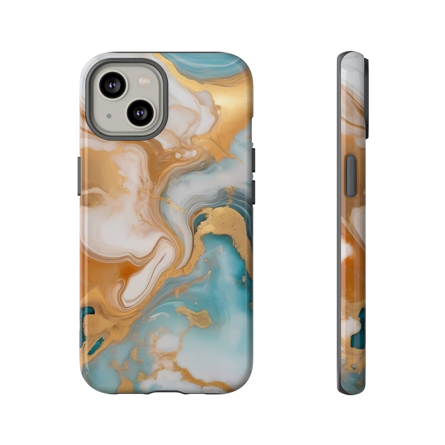 Marble Hues Phone Case for iPhone 8–16 Pro Max, Pixel 5–8 Pro, Galaxy S10–S24 Ultra - Designed by Thalia