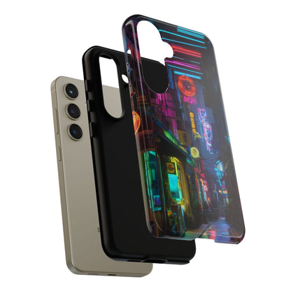 Electric Neon Custom Phone Case for Samsung Galaxy S10–S24 - Designed by Thalia