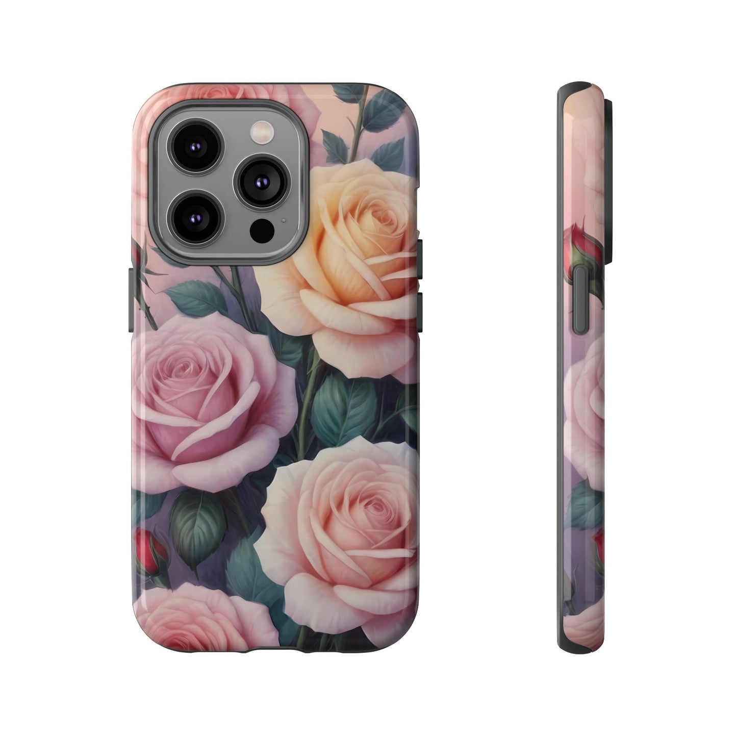 Bloom with Style - Roses Phone Case for iPhone 8–16 Pro Max, Pixel 5–8 Pro, Galaxy S10–S24 Ultra - Designed by Thalia