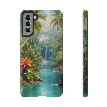 Tropical Paradise Phone Case for iPhone 8–16 Pro Max, Pixel 5–8 Pro, Galaxy S10–S24 Ultra - Designed by Thalia