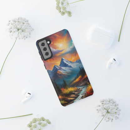 Mystic Mountains Phone Case for iPhone 8–16 Pro Max, Pixel 5–8 Pro, Galaxy S10–S24 Ultra - Designed by Thalia