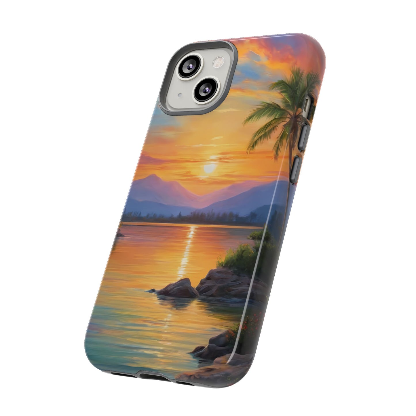 Sunset Serenade Phone Case for iPhone 8–16 Pro Max, Pixel 5–8 Pro, Galaxy S10–S24 Ultra - Designed by Thalia