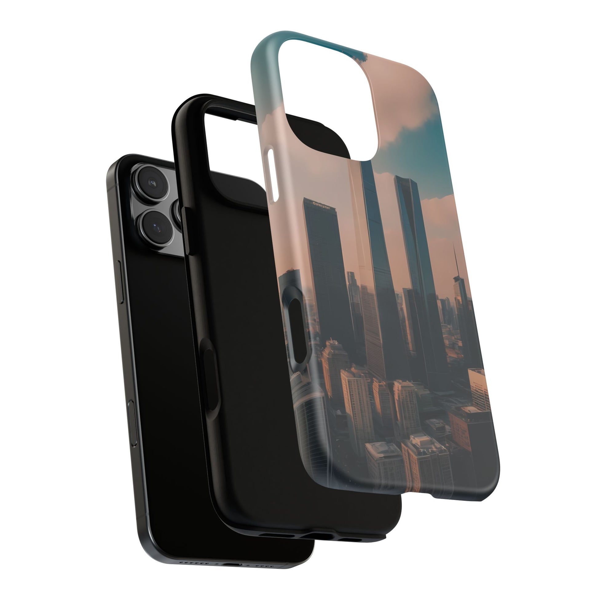 City Skylines Phone Case for iPhone 8–16 Pro Max, iPhone 8 Plus–13 Mini, iPhone XS–XS Max, iPhone 11–14 Pro Max - Designed by Thalia