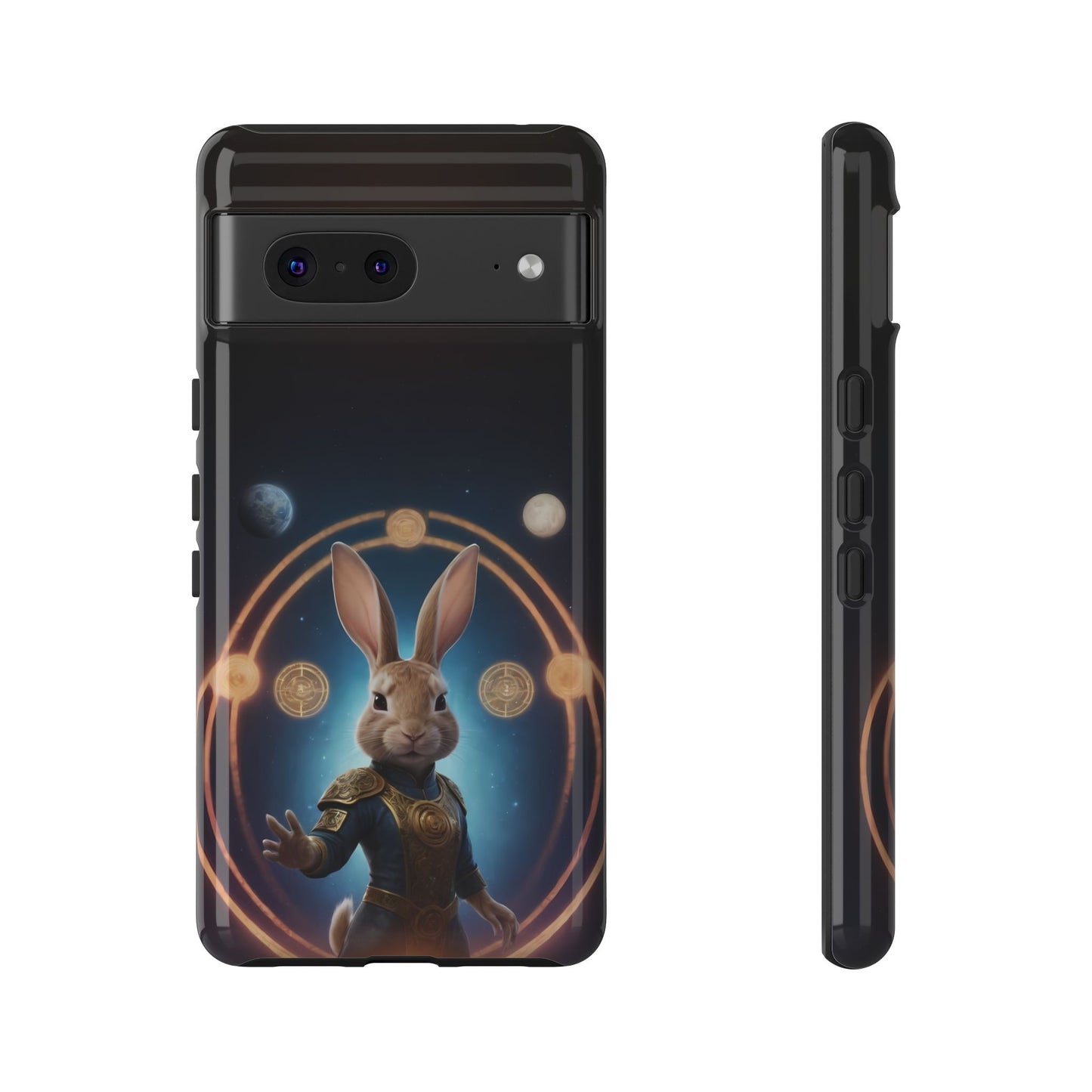 Chinese Zodiac Rabbit Phone Case for Google Pixel 8 Pro, Pixel 8, Pixel 7, Pixel 6 Pro, Pixel 6, Pixel 5 5G - Designed by Thalia