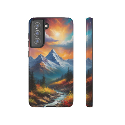 Mystic Mountains Custom Phone Case for Samsung Galaxy S10–S10 Plus, S20–S20 Ultra, S21, S22, S23, S24 Ultra - Designed by Thalia