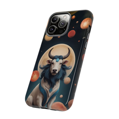 Chinese Zodiac Ox Phone Case for iPhone 8–16 Pro Max, iPhone 8 Plus–13 Mini, iPhone XS–XS Max, iPhone 11–14 Pro Max - Designed by Thalia