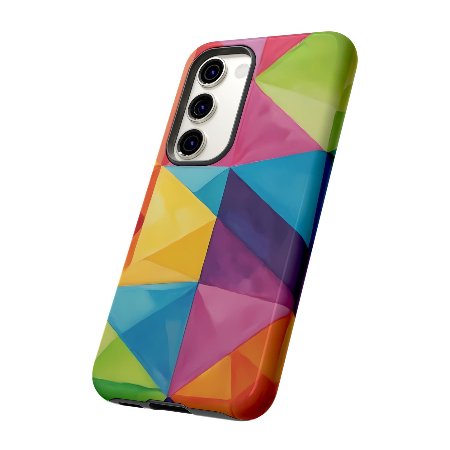 Geometric Play Phone Case for iPhone 8–16 Pro Max, Pixel 5–8 Pro, Galaxy S10–S24 Ultra - Designed by Thalia