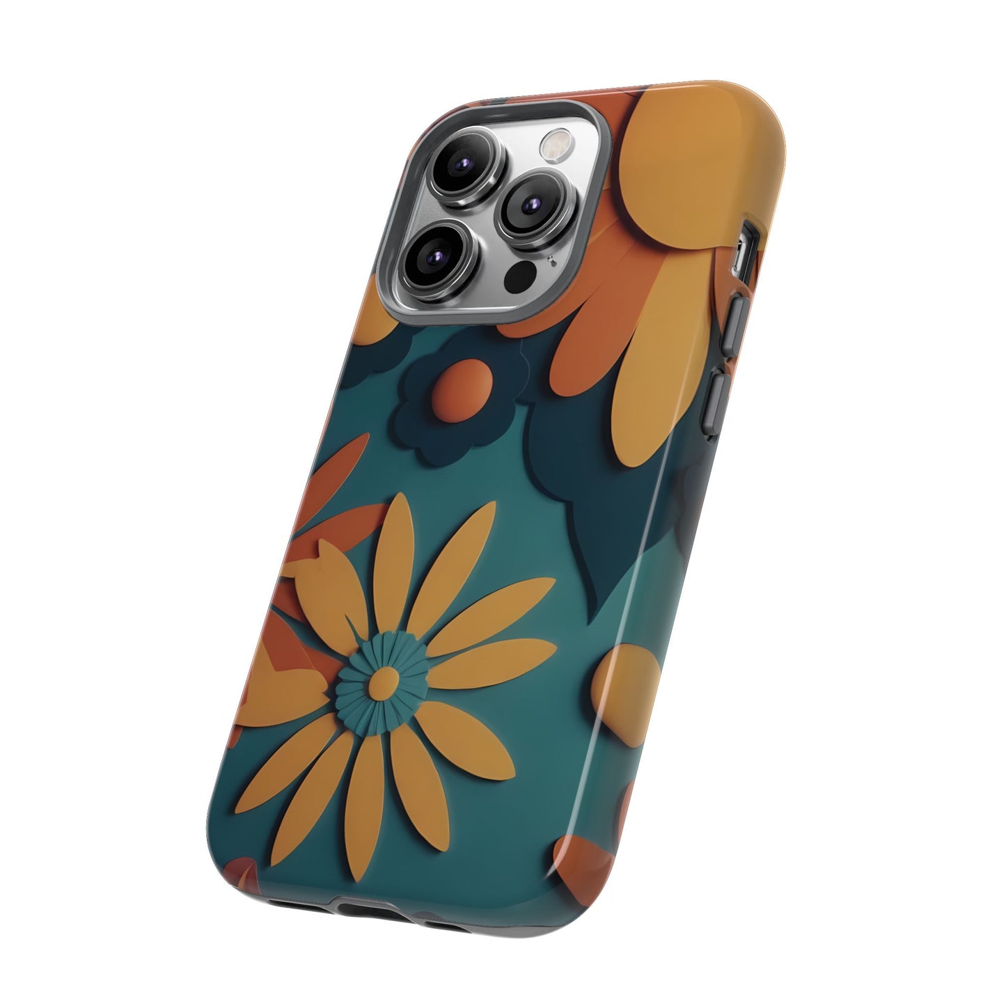 70s Retro Phone Case for iPhone 8–16 Pro Max, Pixel 5–8 Pro, Galaxy S10–S24 Ultra - Designed by Thalia