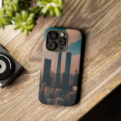 City Skylines Phone Case for iPhone 8–16 Pro Max, iPhone 8 Plus–13 Mini, iPhone XS–XS Max, iPhone 11–14 Pro Max - Designed by Thalia