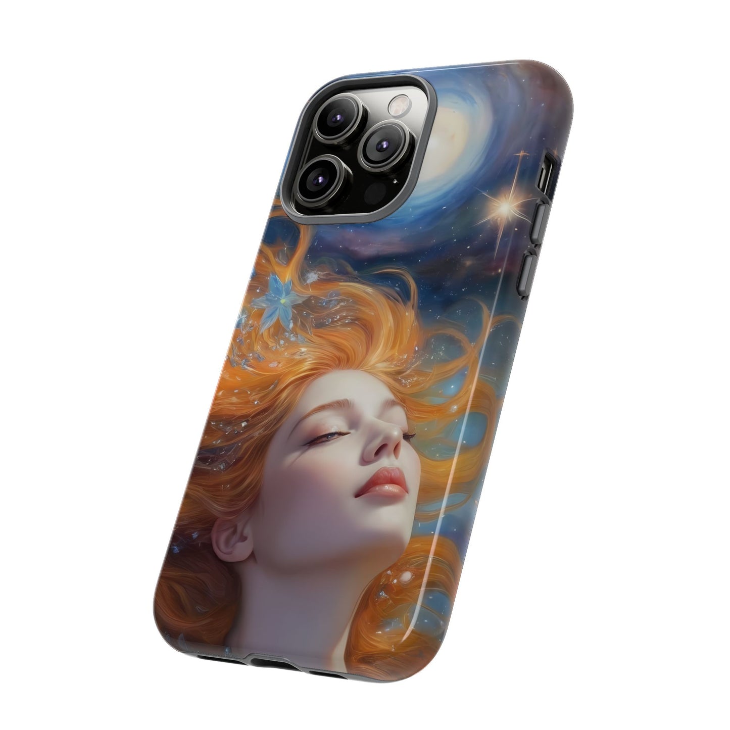 Celestial Dreams Custom Phone Case for iPhone 8–16 Pro Max, iPhone 8 Plus–13 Mini, iPhone XS–XS Max, iPhone 11–14 Pro Max - Designed by Thalia