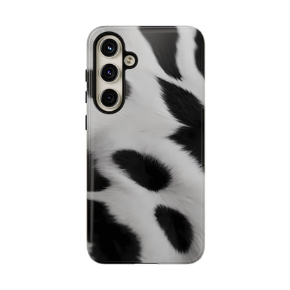 Chic Bovine Elegance Phone Case for iPhone 8–16 Pro Max, Pixel 5–8 Pro, Galaxy S10–S24 Ultra - Designed by Thalia