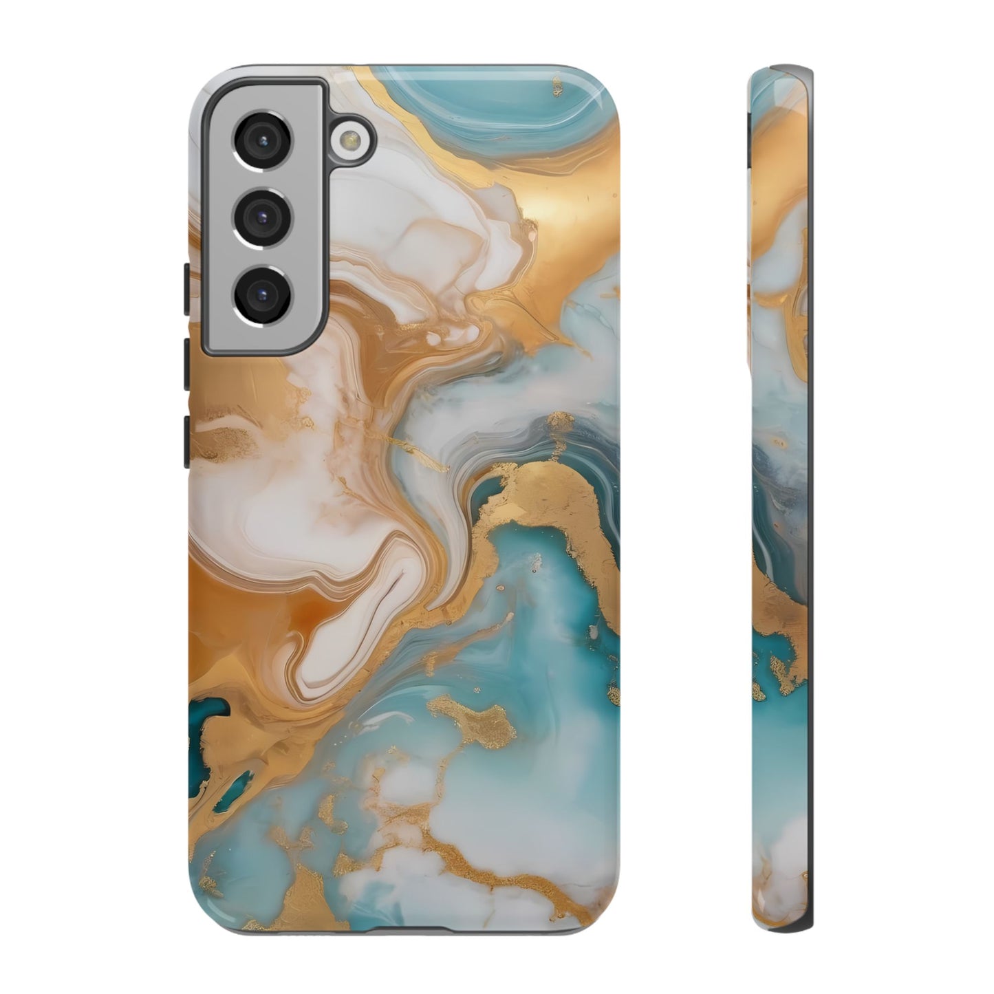 Marble Hues Phone Case for iPhone 8–16 Pro Max, Pixel 5–8 Pro, Galaxy S10–S24 Ultra - Designed by Thalia