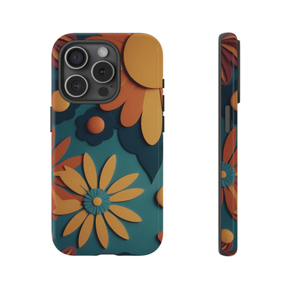 70s Retro Phone Case for iPhone 8–16 Pro Max, Pixel 5–8 Pro, Galaxy S10–S24 Ultra - Designed by Thalia