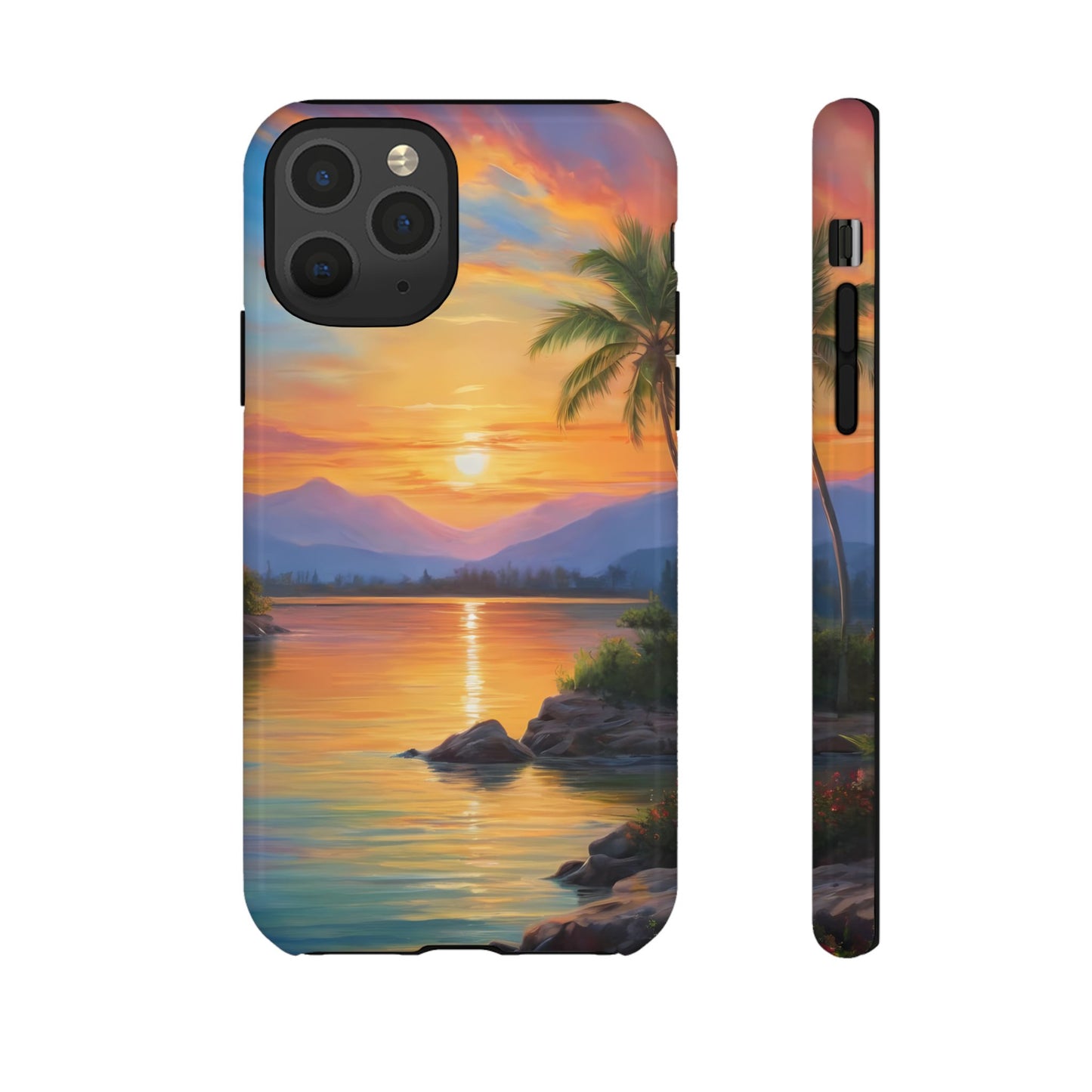 Sunset Serenade Phone Case for iPhone 8–16 Pro Max, Pixel 5–8 Pro, Galaxy S10–S24 Ultra - Designed by Thalia