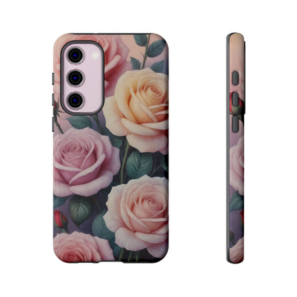 Roses Custom Phone Case for Samsung Galaxy S10–S10 Plus, S20–S20 Ultra, S21, S22, S23, S24 Ultra - Designed by Thalia