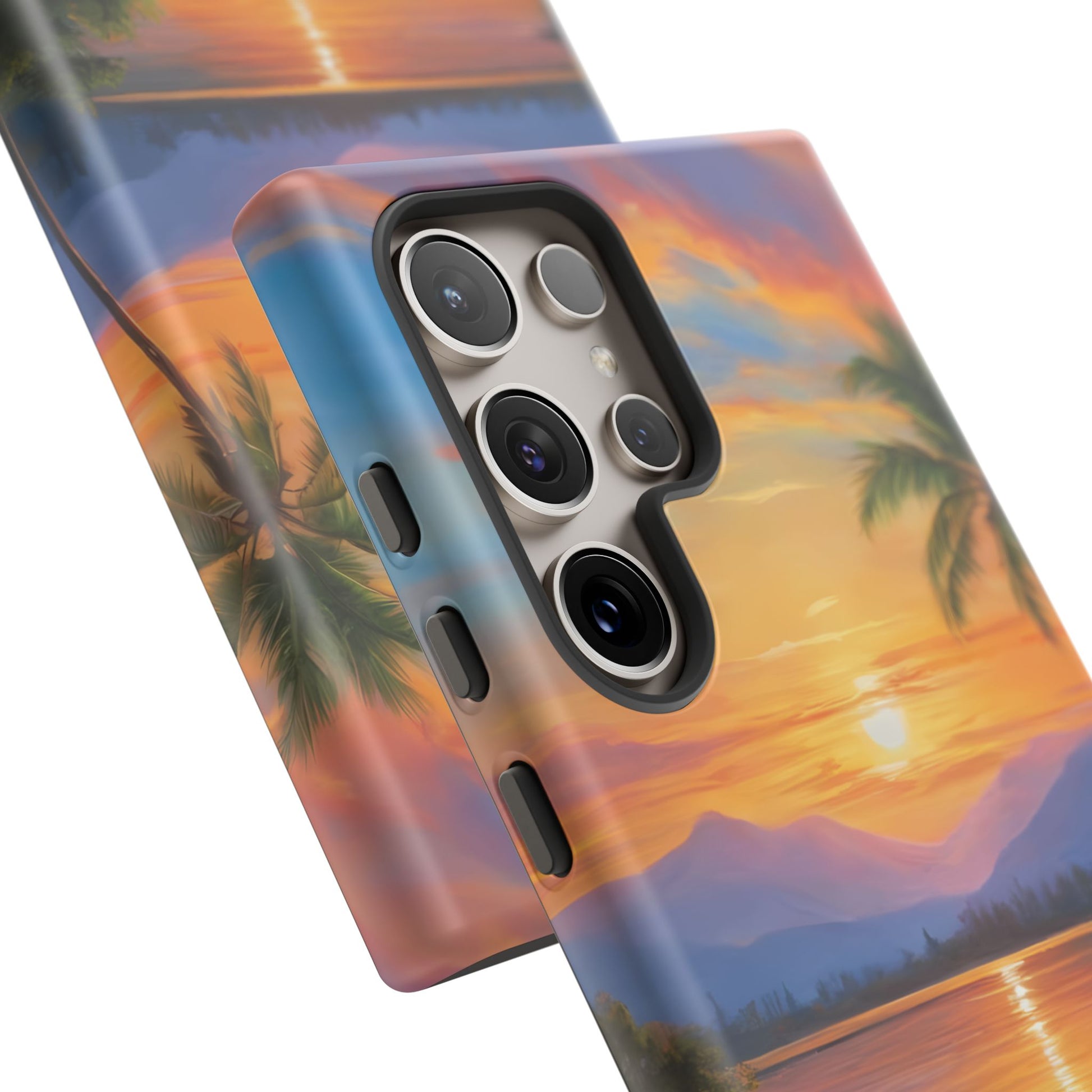 Sunset Serenade Custom Phone Case for Samsung Galaxy S10–S10 Plus, S20–S20 Ultra, S21, S22, S23, S24 Ultra - Designed by Thalia