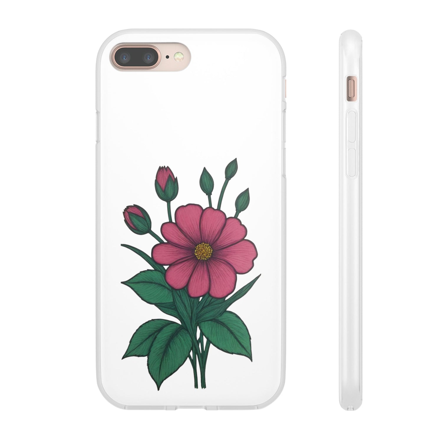 Bloom with Style - Wildflower Custom Phone Case for iPhone 7–15, iPhone 7–15 Pro Max, Samsung Galaxy S10–S23 Ultra - Designed by Thalia