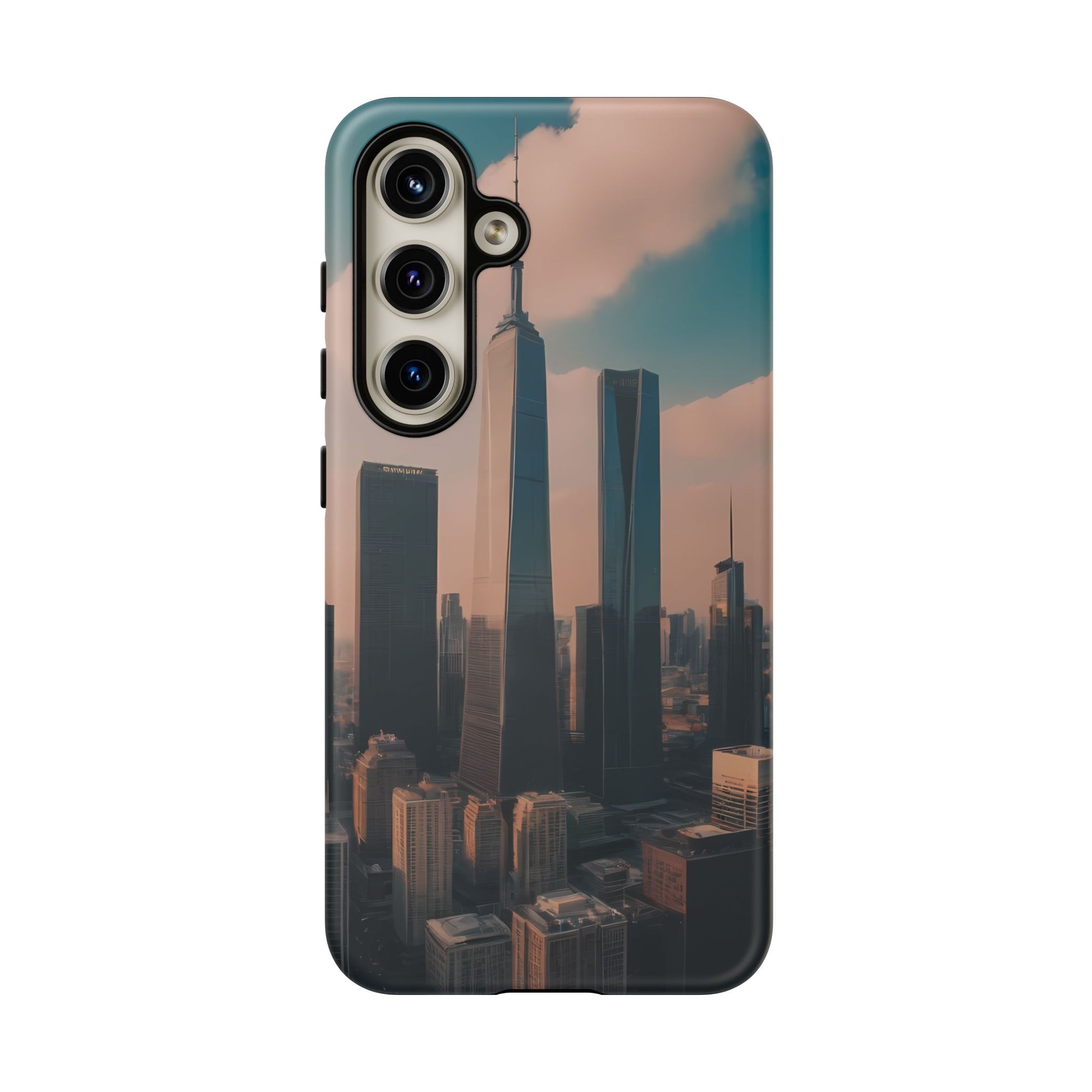 City Skylines Custom Phone Case for Samsung Galaxy S10–S10 Plus, S20–S20 Ultra, S21, S22, S23, S24 Ultra - Designed by Thalia