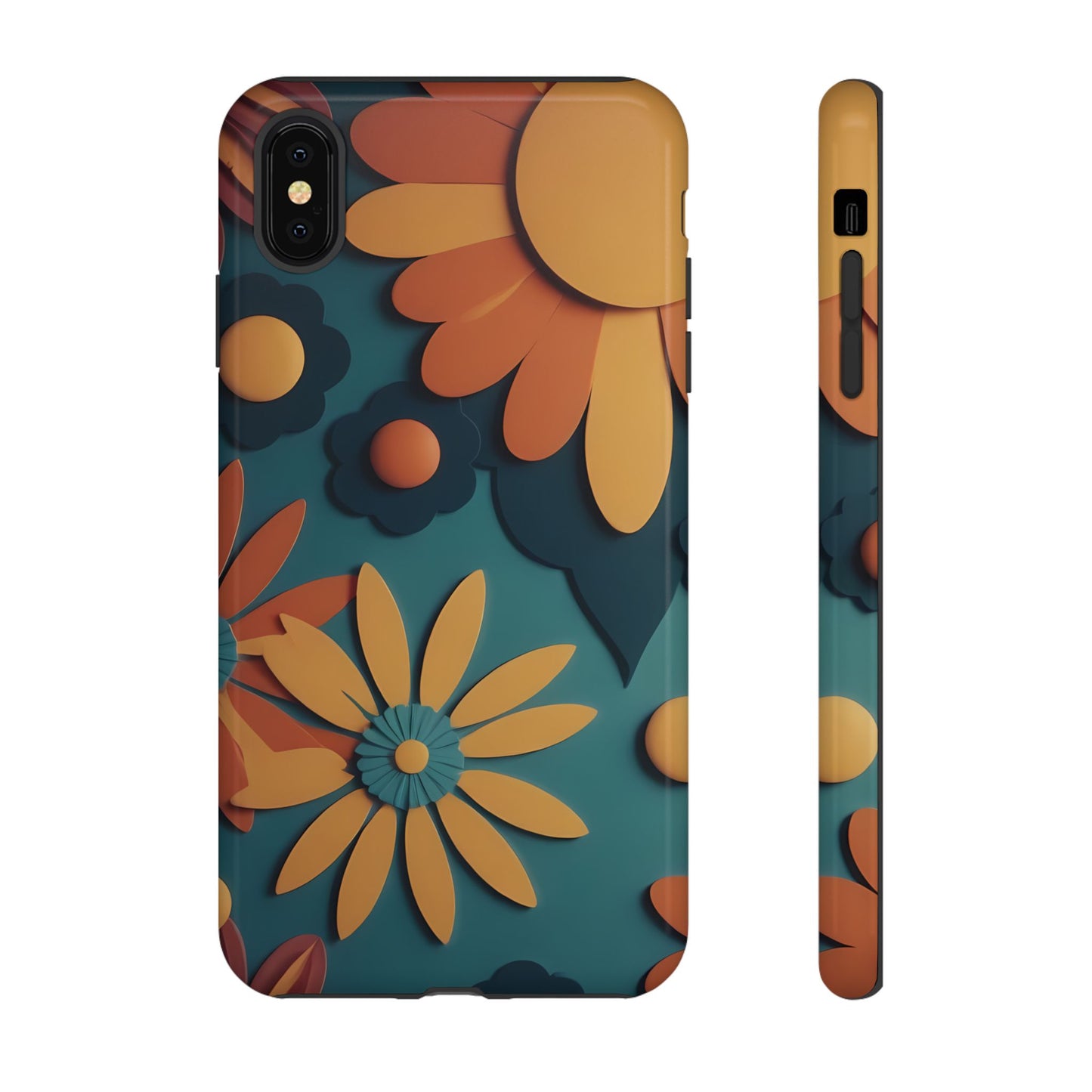 70s Retro Phone Case for iPhone 8–16 Pro Max, Pixel 5–8 Pro, Galaxy S10–S24 Ultra - Designed by Thalia