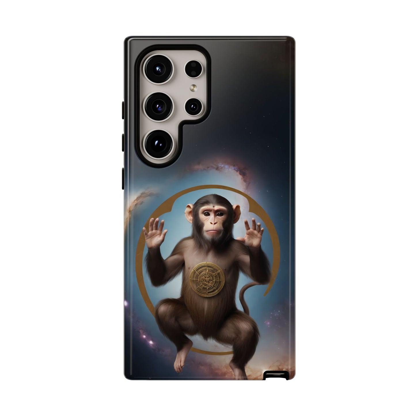 Chinese Zodiac Monkey Custom Phone Case for iPhone 8–16 Pro Max, Pixel 5–8 Pro, Galaxy S10–S24 Ultra - Designed by Thalia