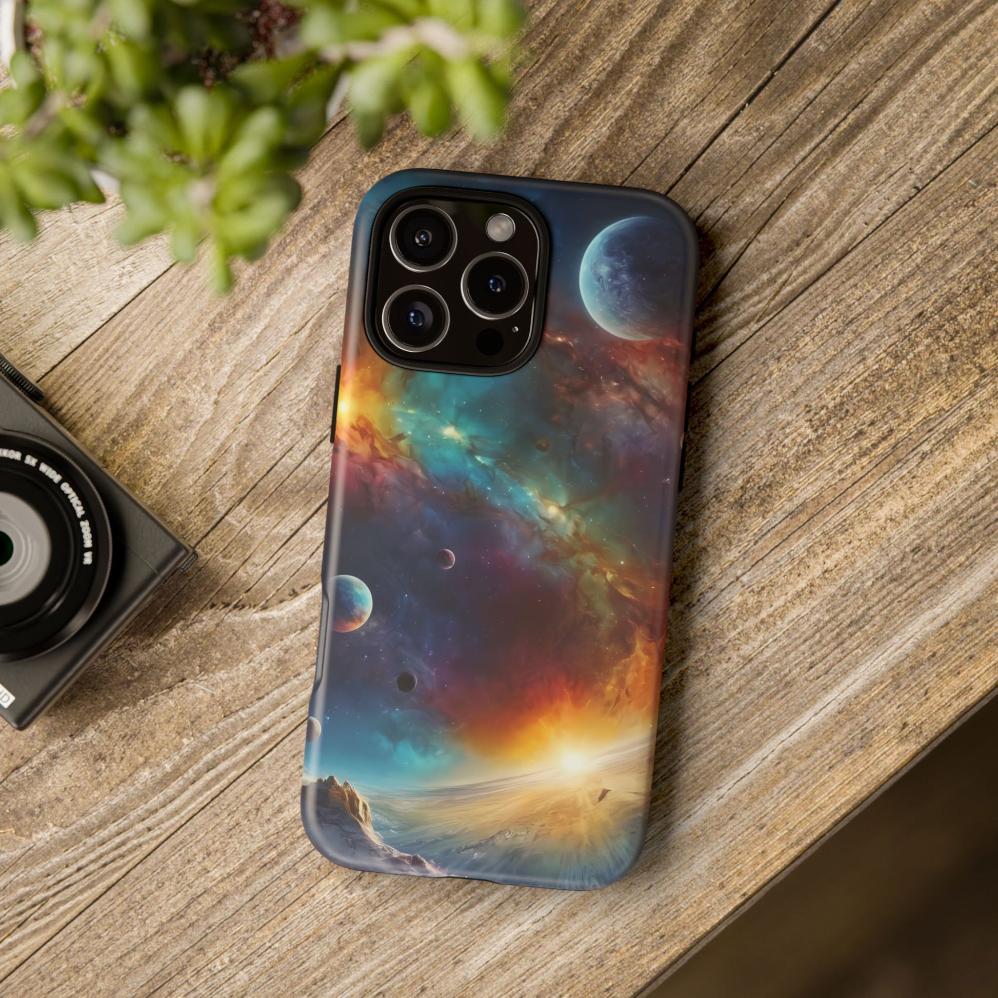 Cosmic Voyage Phone Case for iPhone 8–16 Pro Max, Pixel 5–8 Pro, Galaxy S10–S24 Ultra - Designed by Thalia