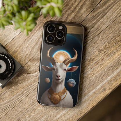 Chinese Zodiac Goat Phone Case for iPhone 8–16 Pro Max, iPhone 8 Plus–13 Mini, iPhone XS–XS Max, iPhone 11–14 Pro Max - Designed by Thalia