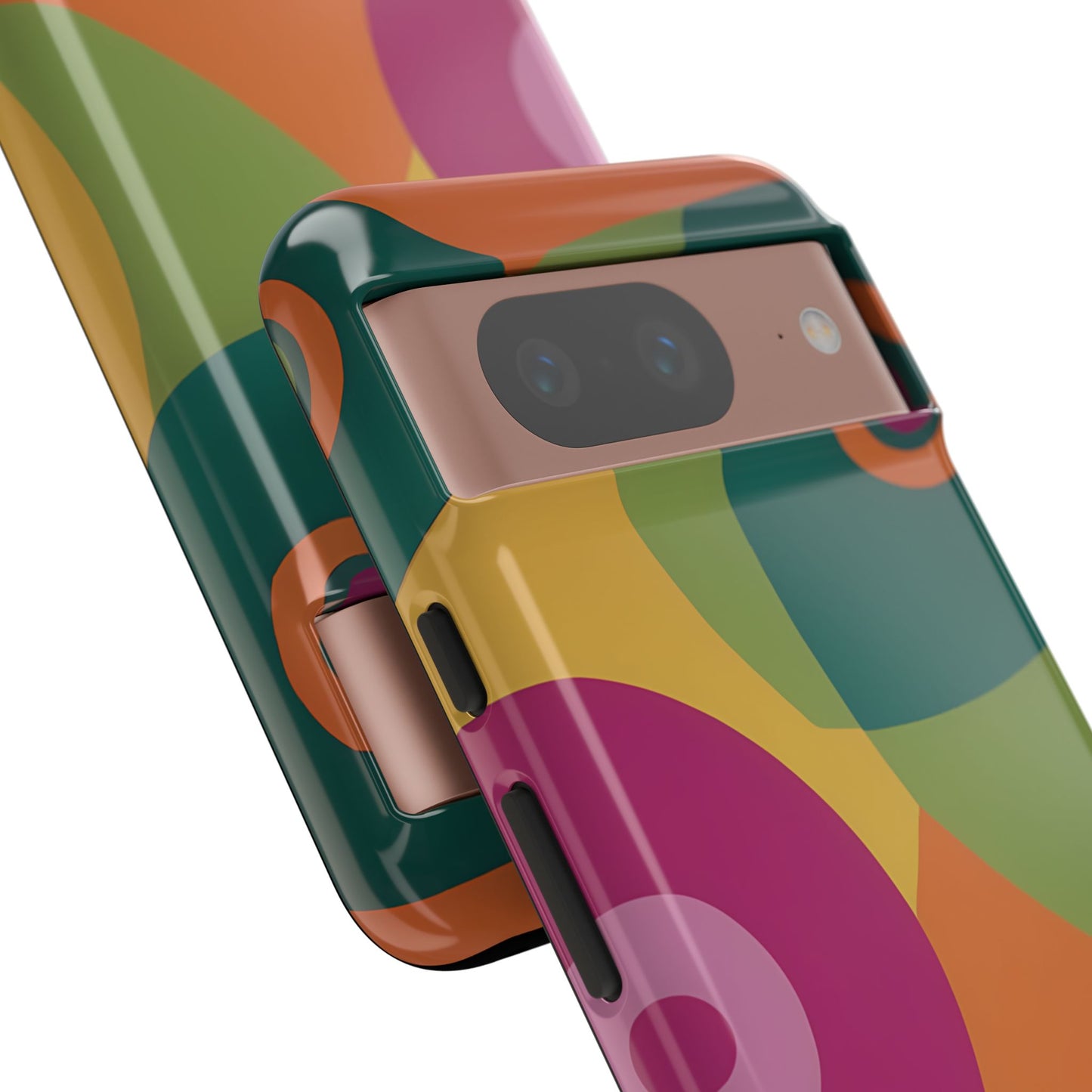 60s Retro Custom Phone Case for Google Pixel 8 Pro, Pixel 8, Pixel 7, Pixel 6 Pro, Pixel 6, Pixel 5 5G - Designed by Thalia