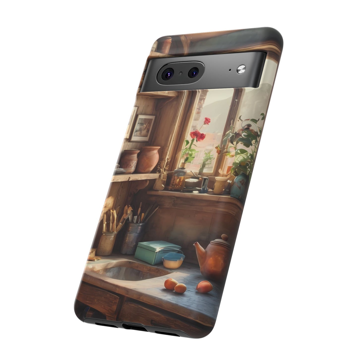 Vintage Vignettes Custom Phone Case for Google Pixel 8–Pixel 8 Pro, Pixel 7, Pixel 6 Pro, Pixel 6, Pixel 5 5G - Designed by Thalia