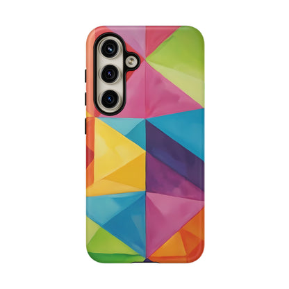 Geometric Play Phone Case for iPhone 8–16 Pro Max, Pixel 5–8 Pro, Galaxy S10–S24 Ultra - Designed by Thalia