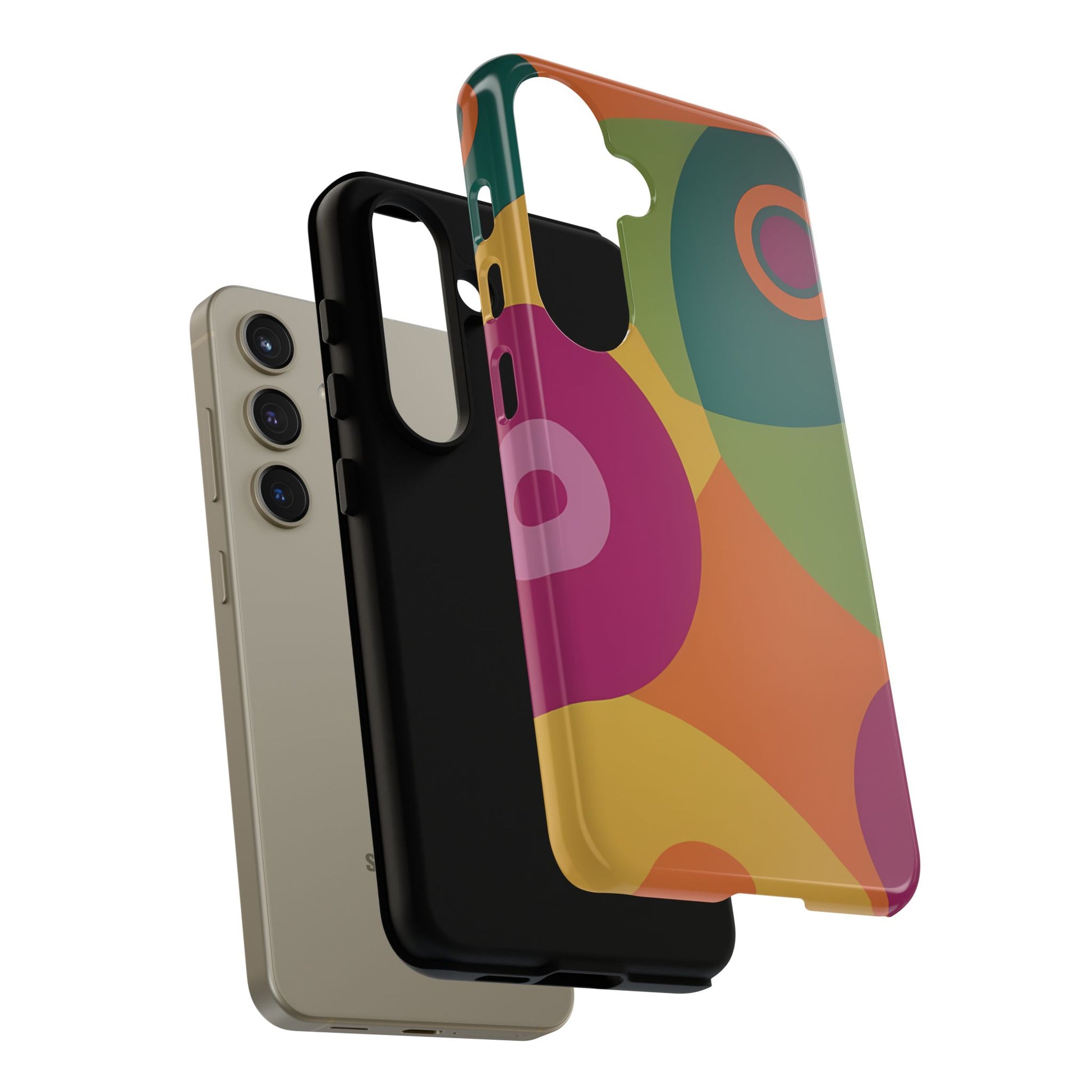 60s Retro Phone Case for iPhone 8–16 Pro Max, Pixel 5–8 Pro, Galaxy S10–S24 Ultra - Designed by Thalia