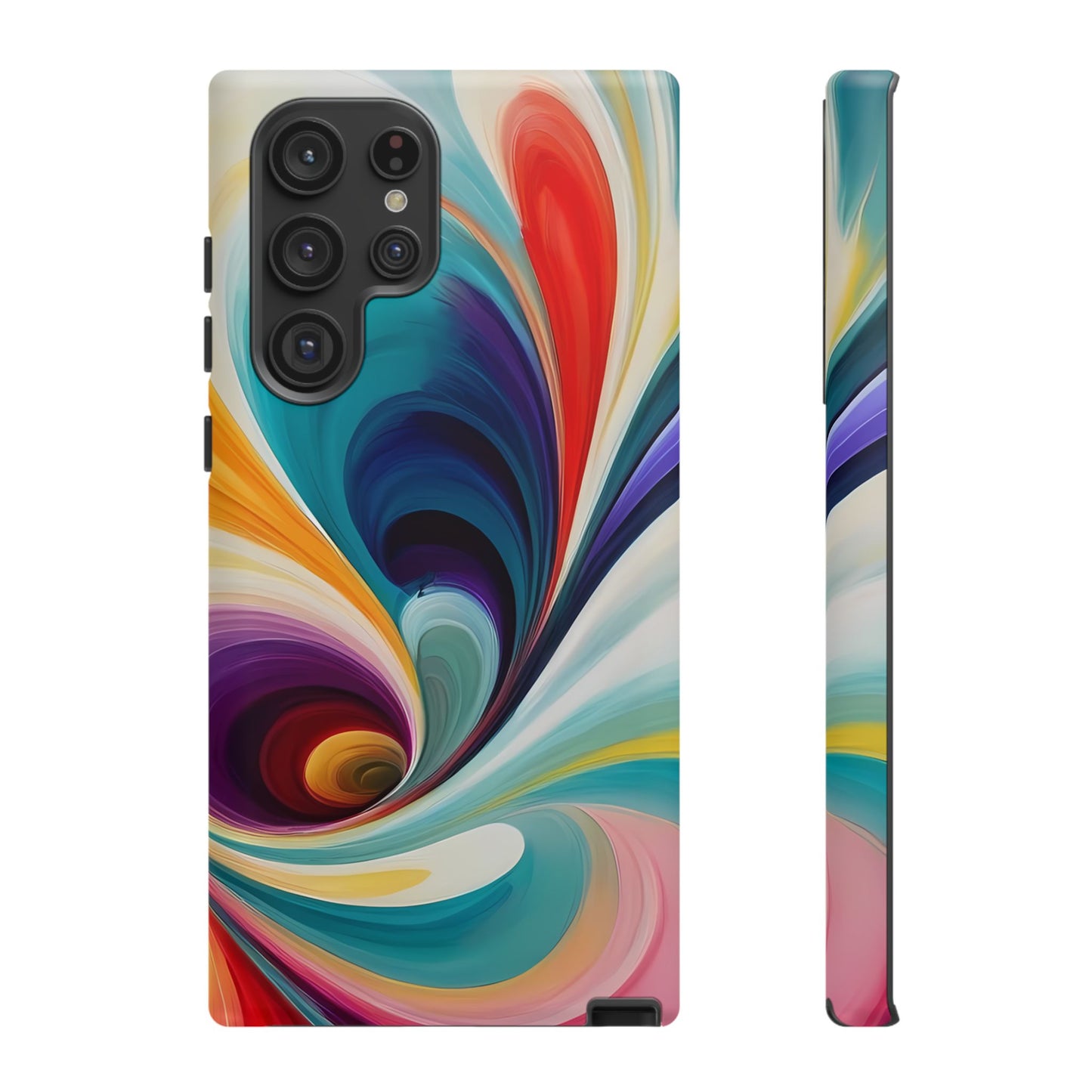 Abstract Elegance Phone Case for iPhone 8–16 Pro Max, Pixel 5–8 Pro, Galaxy S10–S24 Ultra - Designed by Thalia