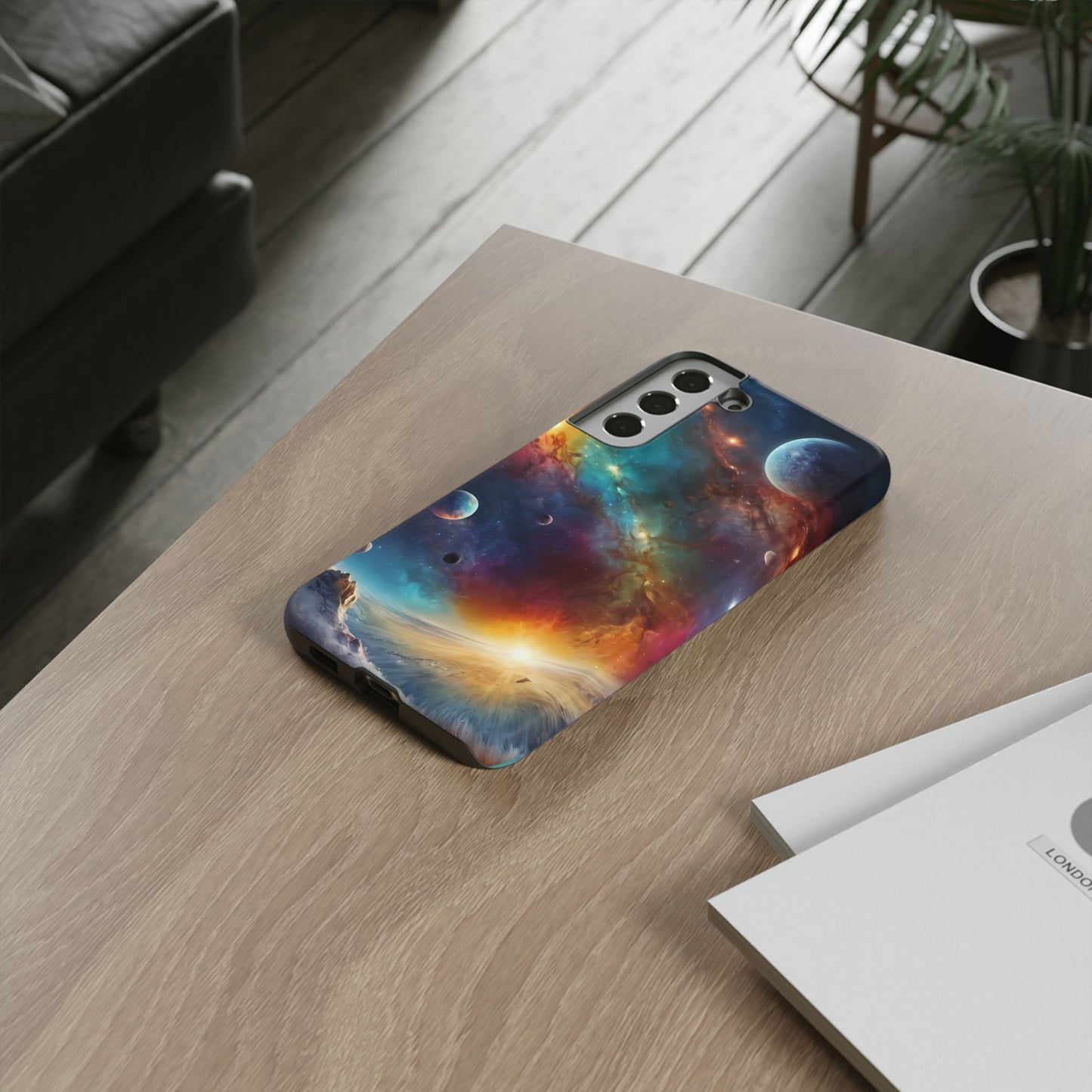 Cosmic Voyage Custom Phone Case for Samsung Galaxy S10–S24 - Designed by Thalia