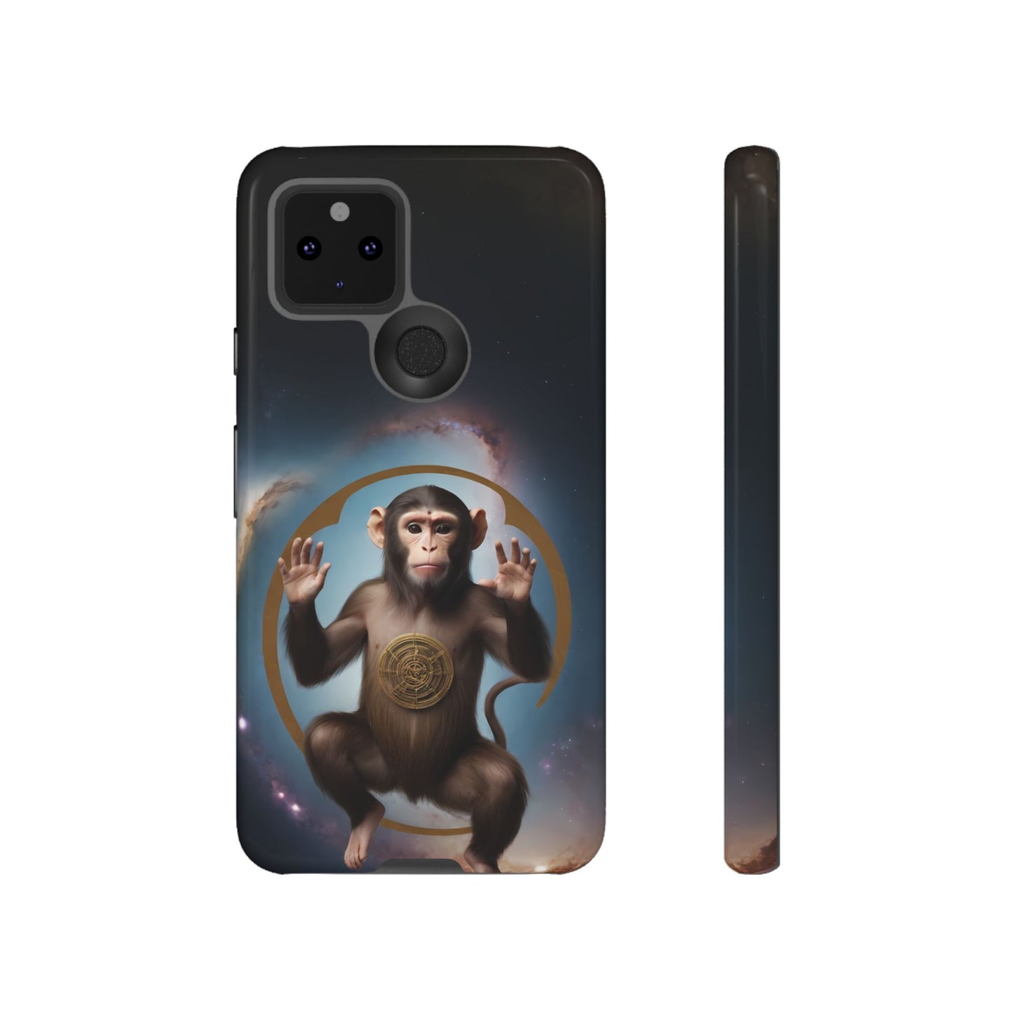 Chinese Zodiac Monkey Custom Phone Case for iPhone 8–16 Pro Max, Pixel 5–8 Pro, Galaxy S10–S24 Ultra - Designed by Thalia