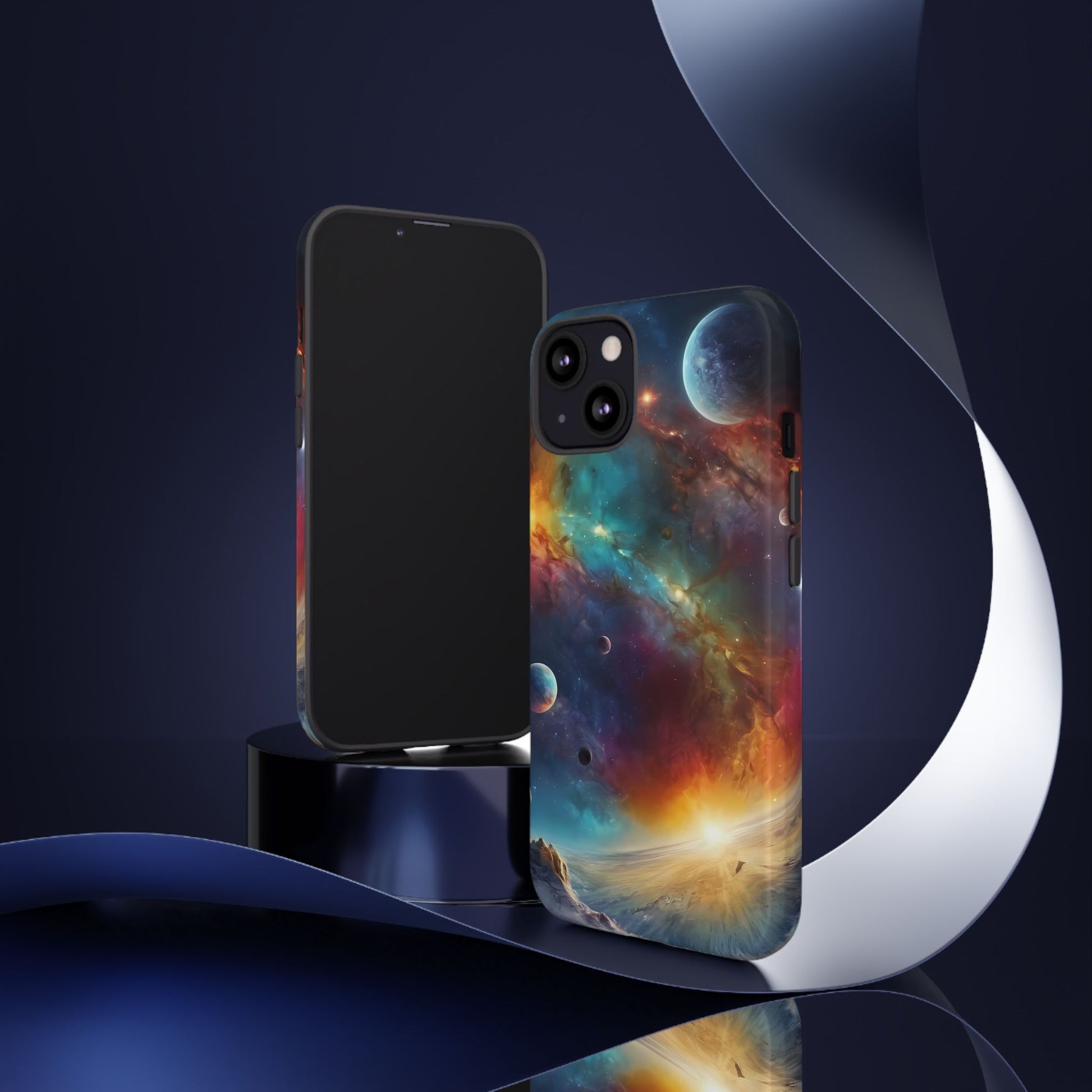 Cosmic Voyage Phone Case for iPhone 8–16 Pro Max, Pixel 5–8 Pro, Galaxy S10–S24 Ultra - Designed by Thalia