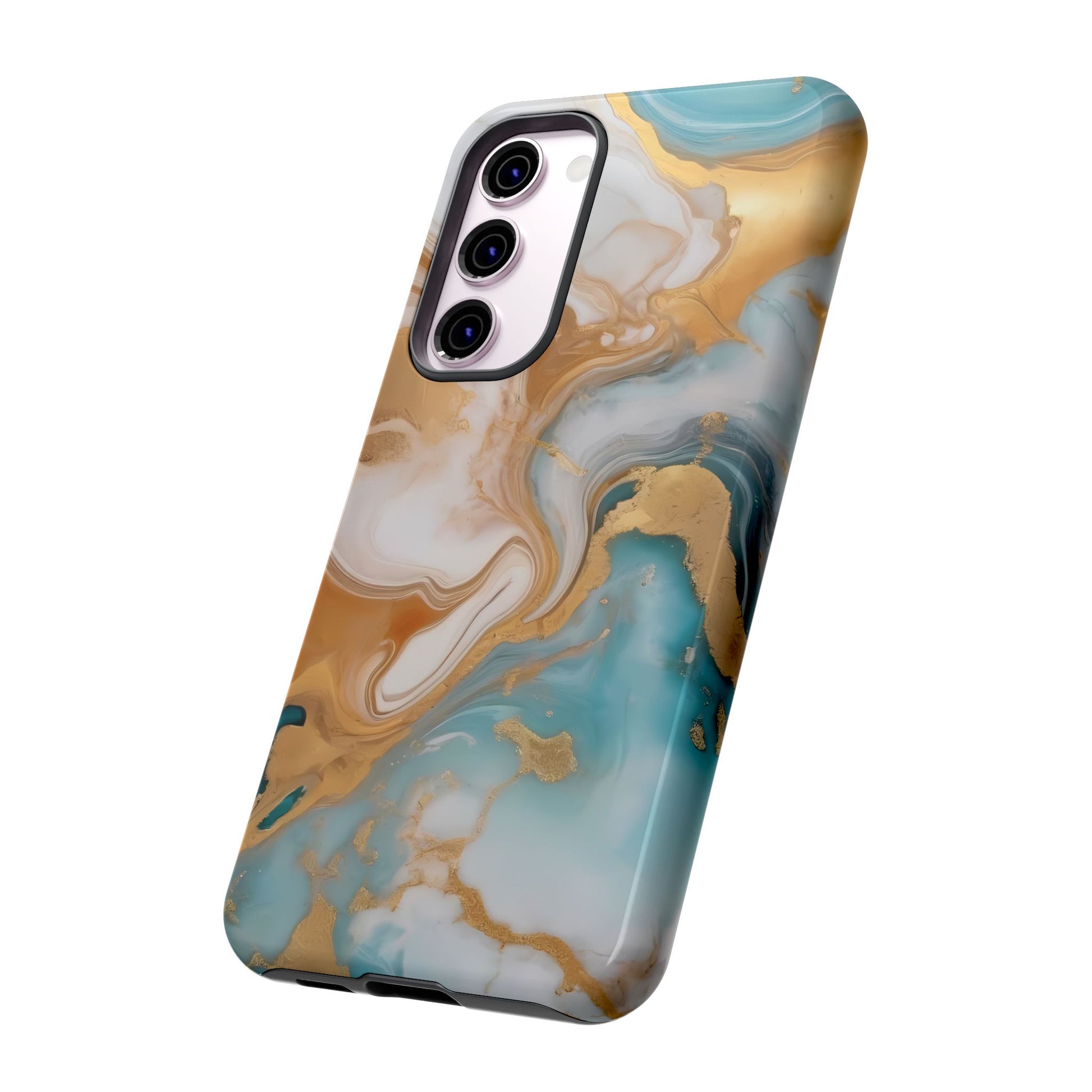 Marble Hues Phone Case for iPhone 8–16 Pro Max, Pixel 5–8 Pro, Galaxy S10–S24 Ultra - Designed by Thalia