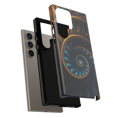 3D Fractal Custom Phone Case for Samsung Galaxy S10–S24 Ultra - Designed by Thalia