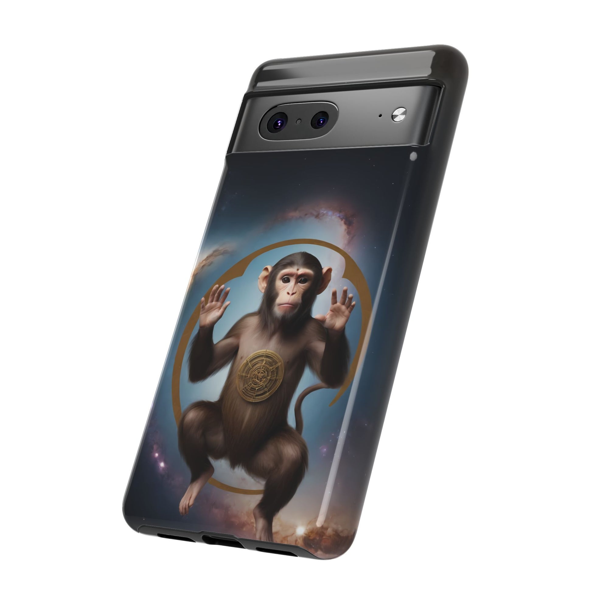 Chinese Zodiac Monkey Phone Case for Google Pixel 8 Pro, Pixel 8, Pixel 7, Pixel 6 Pro, Pixel 6, Pixel 5 5G - Designed by Thalia