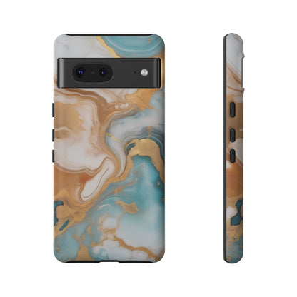 Marble Hues Phone Case for iPhone 8–16 Pro Max, Pixel 5–8 Pro, Galaxy S10–S24 Ultra - Designed by Thalia